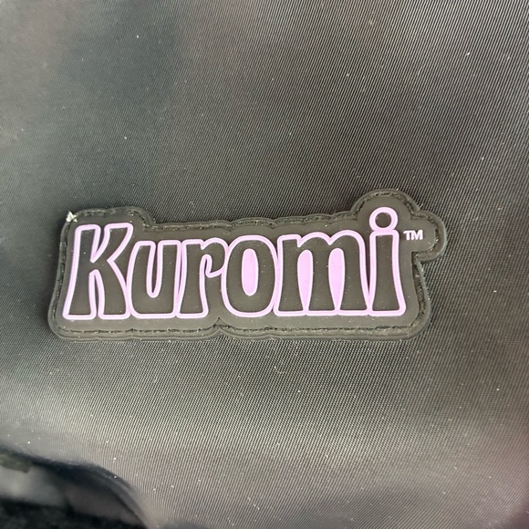 Kuromi Sanrio Fuzzy Face Pushkeen Backpack - Picture 11 of 15